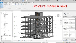Structural modeling in Revit