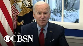 Biden speaks on fight against COVID and announces doubling of antiviral pill order