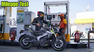 Bajaj Pulsar NS400 Full Tank MileageTest | Better than R15?