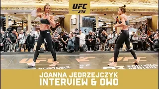 JOANNA JEDRZEJCZYK INTERVIEW & OPEN WORKOUT - UFC 248