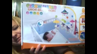 mobile assembly and review (Dream World) dreamful crib mobile unboxing and review.