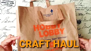 HOBBY LOBBY CRAFT HAUL