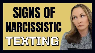 5 Signs of Narcissistic Texting