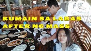 KUMAIN SA LABAS AFTER NG MASS