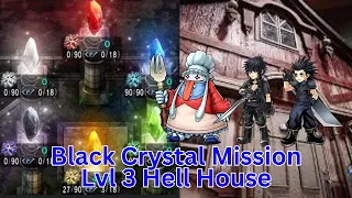 Black Crystal Mission Lvl 3 Hell House - DFFOO