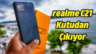 realme C21 Kutu Açılışı! Yine İnceleme Gibi Oldu