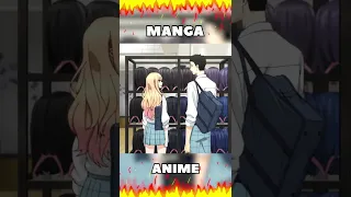Сравнение манги и 3 серии аниме Эта фарфоровая кукла влюбилась | manga vs anime | #shorts