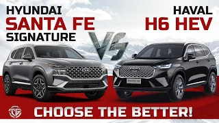 Hyundai Santa Fe Vs Haval H6 | The Battle of Hybrid