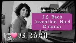 Invenzione a due  voci n. 4 in Re min; #bach  BWV  775, Invention No. 4, D minor #piano