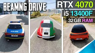BeamNG Drive New Gameplay 13 Minutes in 4K : RTX 4070 12GB + Intel i5 13400F!