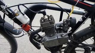 Веломотор F50, зажигание с коммутатором.