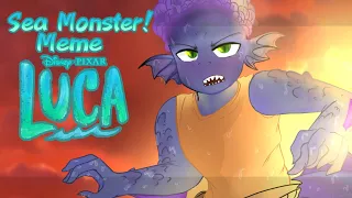 Sea Monster! Meme // Disney Pixar’s Luca