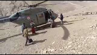 Election duty at Dipling, one of the hardest area of Ladakh.