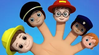 Community Helpers Finger Family Nursery Rhymes Songs For Children Baby Songs