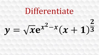 Differentiating a product of three functions