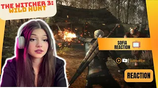 Girl's reaction | The Witcher 3 Wild Hunt   Official Gameplay
