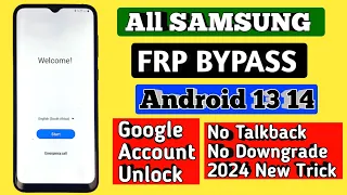 All Samsung FRP Bypass 2024 ADB Enable Fail New Unlock FRP Tool || Samsung FRP Remove 2024 New Trick