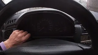 Как снять щиток приборов Mercedes W210