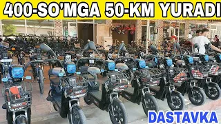 400-SO'MGA 50-KM YURADI SKUTER NARXLARI OPTOM