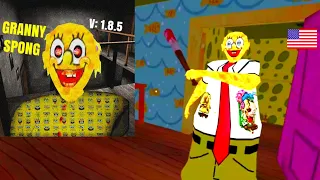 Horror Sponge Granny V 1.8: The Scary Game Mod 2020 Gameplay Part 1 (Android iOS)