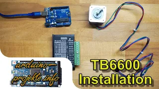 Schrittmotor ansteuern mit Arduino + TB6600