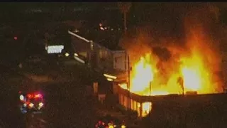 VIDEO: Building goes up in flames in Phoenix