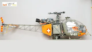 Product trailer for a superscale model helicopter "Aérospatiale Lama SA 315"  Finest Scale!