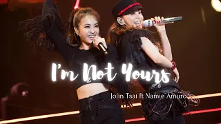 [VIET/ENG] I'm Not Yours - Jolin Tsai Thái Y Lâm ft Namie Amuro (Live Concert WE LOVE NAMIE 2018)