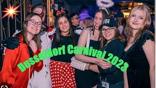 DÜSSELDORF CARNIVAL 2023 ! Biggest night party in Düsseldorf Rhine River side ! Full Fun and Frolic