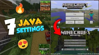 *7 SETTINGS* That Will Change Your Minecraft Pocket Edition To Java Edition I Vivu Krivu