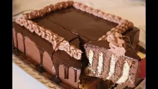 كيكة باردة بدون بيض بدون فرن وبدون قالب بشكل وطعم حيبهر كل ضيوفكمNO egg no bake cake