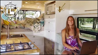 Her Fun VAN DWELLING Lifestyle is Real Life Nomadland