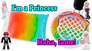 Relaxing Slime Storytime Roblox | Princess pretend to be a normal person to find friends