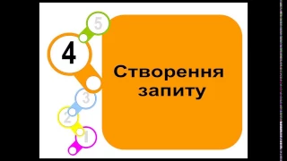 Створення бази даних 4 крок Створення запиту