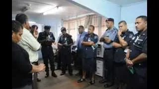 Senior Police officers learn about media