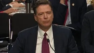 COMEY TESTIMONY:  Former FBI Director James Comey talks about President Trump's request for loyalty