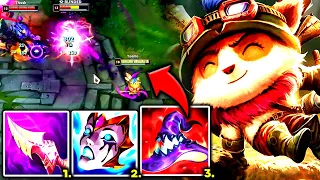 TEEMO TOP IS 100% UNFAIR AND THIS VIDEO PROVES IT (1V9 WITH EASE)  - S13 Teemo TOP Gameplay Guide