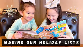 Making Our HOLIDAY Lists | Walmart Toy Board