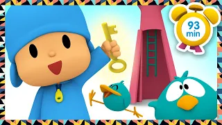 🔑POCOYO ENGLISH - What does this master key open? [93 min] Full Episodes VIDEOS & CARTOONS for KIDS