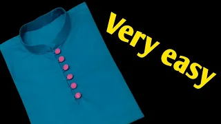 Collar Neck Design With Button | Stylish Collar Neck Designs | Trendy Collar Neck Designs For Kurtis