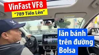 VinFast VF8 “Tiến Lên 789” lăn bánh trên đường Bolsa @SuperNamn