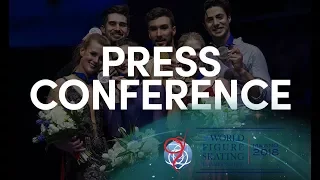 Ice Dance Overall Press Conference - Milano 2018