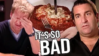 Gordon Ramsay Tells Mafia Boss His Mom's Lasagna Is Bad