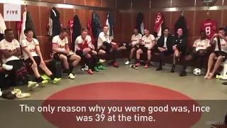 Sir alex ferguson going gaga in dressing room