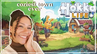 Trying Hokko Life - Cozy Town Builder!!