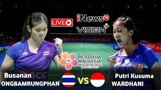 🔴Live Streaming|R32 PUTRI KW VS B ONGBAMRUNGPHAN, Malaysia Master 2024