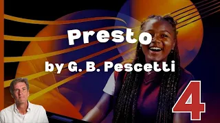 Presto by G. B. Pescetti: ABRSM Grade 4 Piano (2023 & 2024) - A1