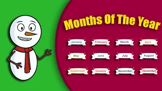 Months of the year | Kids Learn Months of year in English.