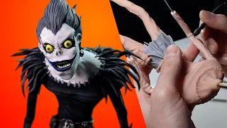 Making RYUK from DEATH NOTE! - Polymer Clay Sculpture Timelapse