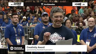 FIRST Championship: Archimedes Division Awards Ceremony